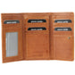 Pierre Cardin Ladies leather Tri-fold wallet 8876 Cognac