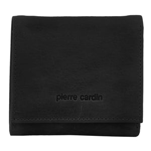 Pierre Cardin Leather Mens Tri-fold wallet 8783 Black