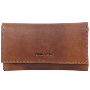 Pierre Cardin Ladies leather wallet 8785 Cognac