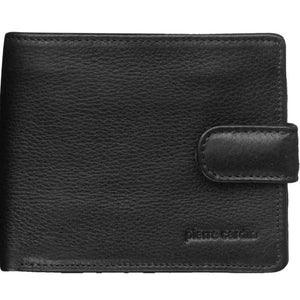 Pierre Cardin Leather wallet with coin pouch 8874 Black