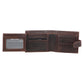Pierre Cardin Leather wallet with coin pouch 8874 Chocolate