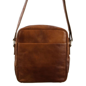 Pierre Cardin Leather shoulder bag 2800 COGNAC