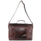 Pierre Cardin Leather Messenger briefcase 2801 Chocolate