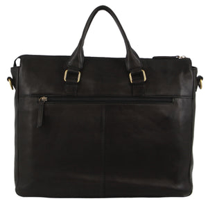 Pierre Cardin Leather briefcase 3709 Black