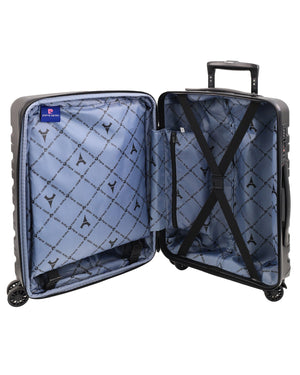 Pierre Cardin 4W Hardside Spinner suitcase 54cm BLACK