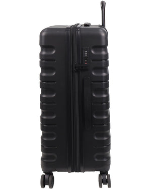 Pierre Cardin 4W Hardside Spinner suitcase 80cm BLACK