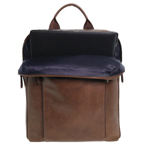 Pierre Cardin Leather backpack 3967 Oak