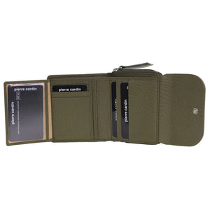 Pierre Cardin Ladies Tri-fold Small Wallet 4029 Green