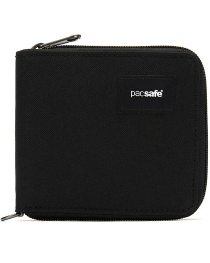 Pacsafe RFIDsafe RFID blocking Zip around wallet 11050130 S25 Black