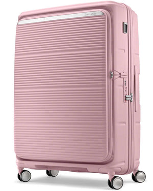 Samsonite Paralux 81cm Exp Front opening spinner Dusty Pink