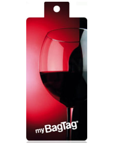 My bag tag Twin pack RED WINE