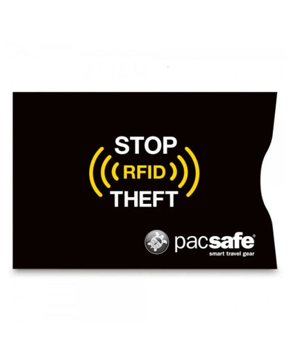 Pacsafe RFID credit card sleeve 2pk Black