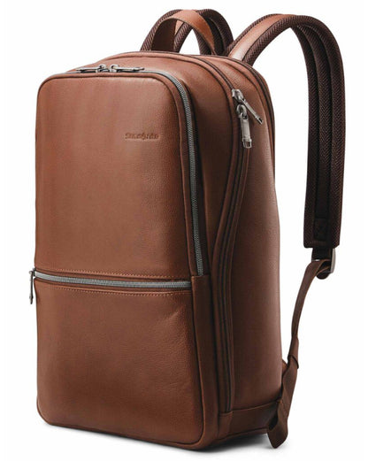 Samsonite Classic Leather backpack Cognac