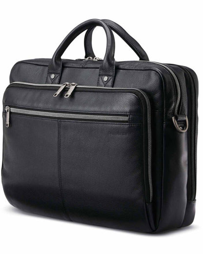 Samsonite Classic Leather Toploader Black