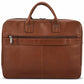 Samsonite Classic Leather Toploader Cognac