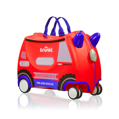 Trunki ride-on suitcase FRANK the FIRETRUCK