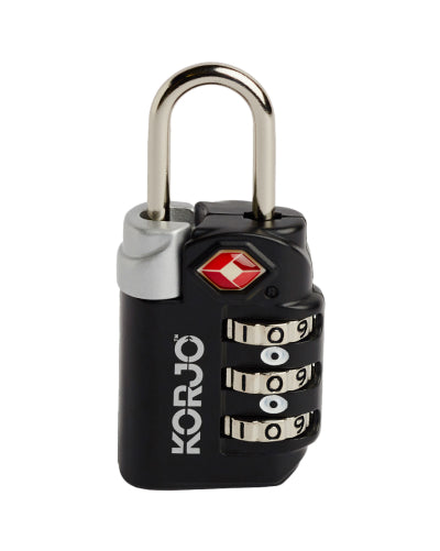 Korjo TSA Combination lock TSA71 Black or Silver