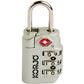 Korjo TSA Combination lock TSA71 Black or Silver