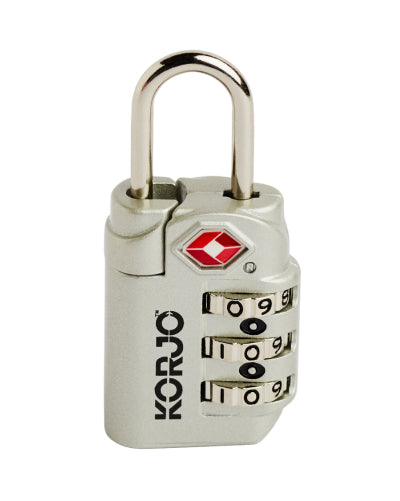 Korjo TSA Combination lock TSA71 Black or Silver