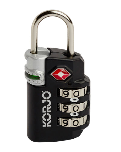 Korjo TSA Combination Indicator lock TSA72 BLACK