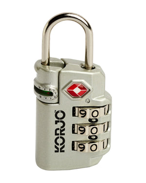 Korjo TSA Combination Indicator lock TSA72 SILVER