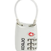 Korjo TSA Flexicable lock TSAFC Black or Silver - Silver