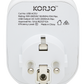 Korjo Adaptor USB A+C Power Adaptor USBACEU for Europe