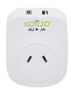 Korjo Adaptor USB A+C Power Adaptor USBACJA for Japan