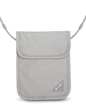 Pacsafe COVERSAFE X75 anti-theft RFID blocking neck pouch Grey