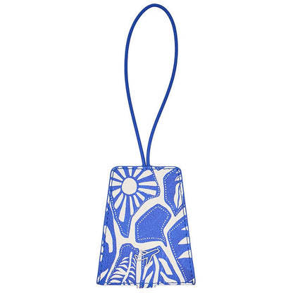 Faux Leather Luggage tag 17VLBO Blue Oasis