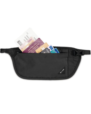 Pacsafe COVERSAFE V100 RFID blocking waist wallet Black