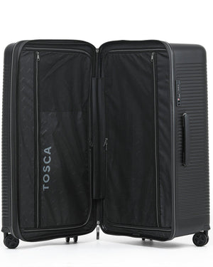 Tosca Imperial Trunk 78cm 4 wheel Spinner Black
