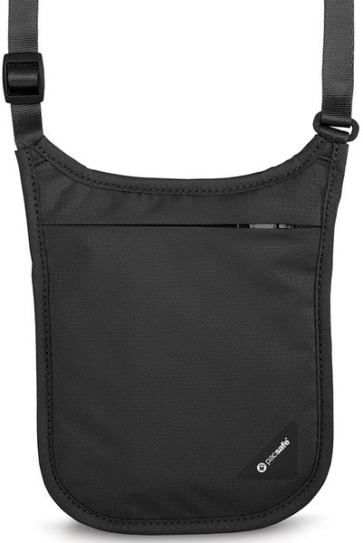 Pacsafe COVERSAFE V75 RFID blocking neck pouch 10139100 Black