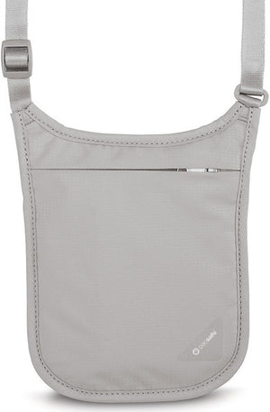 Pacsafe COVERSAFE V75 RFID blocking neck pouch 10139103 Grey