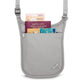 Pacsafe COVERSAFE V75 RFID blocking neck pouch 10139103 Grey