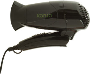 Korjo Foldaway hair dryer HD80 Black