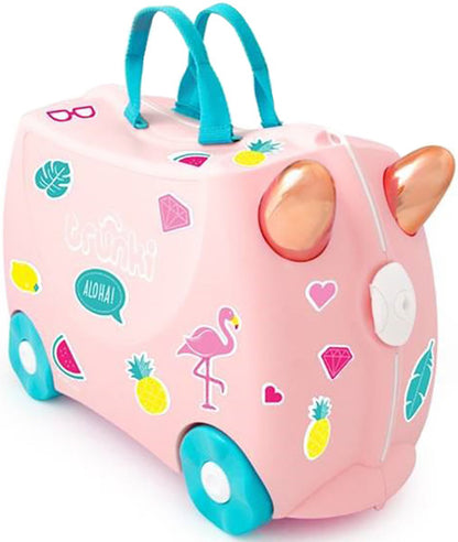 Trunki ride-on suitcase 0353 FLOSSI FLAMINGO