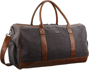 Pierre Cardin Canvas overnight duffle 2581 BLACK