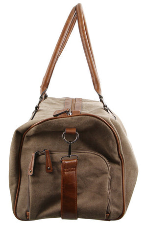 Pierre Cardin Canvas overnight duffle 2581 BROWN / KHAKI