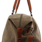 Pierre Cardin Canvas overnight duffle 2578 BROWN / KHAKI