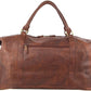 Pierre Cardin Leather overnight duffle 3134 CHESTNUT