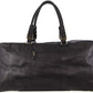 Pierre Cardin Leather overnight duffle 3139 BLACK