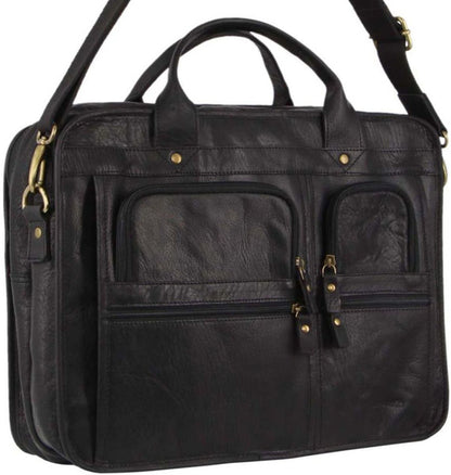 Pierre Cardin Leather briefcase PC3135 BLACK