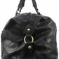 Pierre Cardin Leather overnight duffle 2824 BLACK