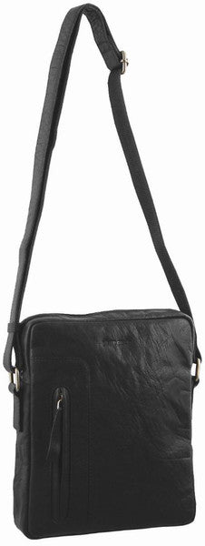 Pierre Cardin Leather shoulder bag PC2794 BLACK