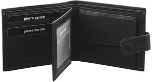 Pierre Cardin Leather wallet with coin pouch PC2815 BLACK