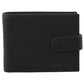 Pierre Cardin Leather wallet with coin pouch PC2815 BLACK