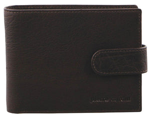 Pierre Cardin Leather wallet with coin pouch PC2815 BROWN