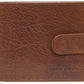 Pierre Cardin Leather wallet with coin pouch PC2815 CHESTNUT