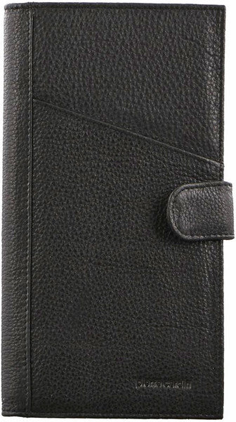 Pierre Cardin Leather passport wallet PC1886 BLACK